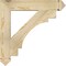 Ekena Millwork Merced Arts & Crafts Rough Sawn Bracket, Douglas Fir, 4"W x 26"D x 26"H BKT04X26X26MRC03RDF - alternate 3